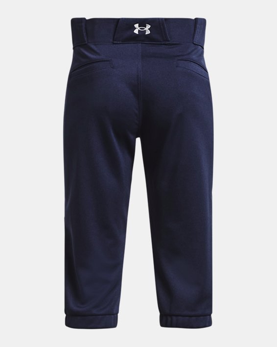 Girls' UA Utility Softball Pants, Blue, pdpMainDesktop image number 1